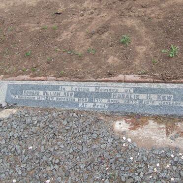 KEW Edward William 1877-1960 &amp; Rosalie H. 1872-1949