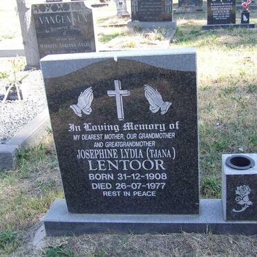 LENTOOR Josephine Lydia 1908-1977