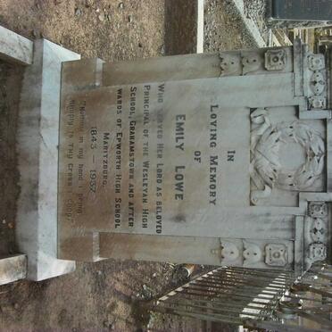 LOWE Emily 1843-1937