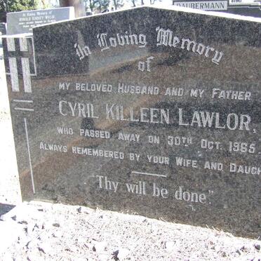 LAWLOR Cyril Killeen -1965