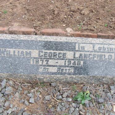 LANGFIELD William George 1872-1948