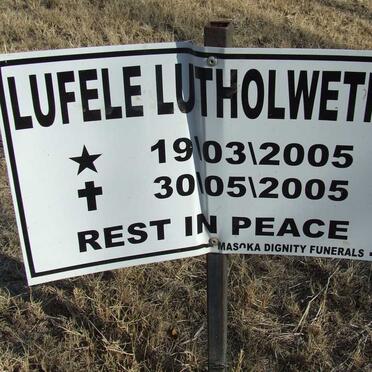 LUTHOLWETHU Lufele 2005-2005