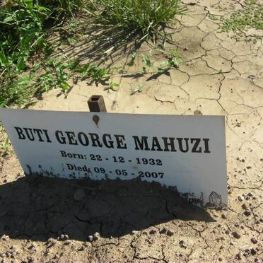 MAHUZI Buti George 1932-2007