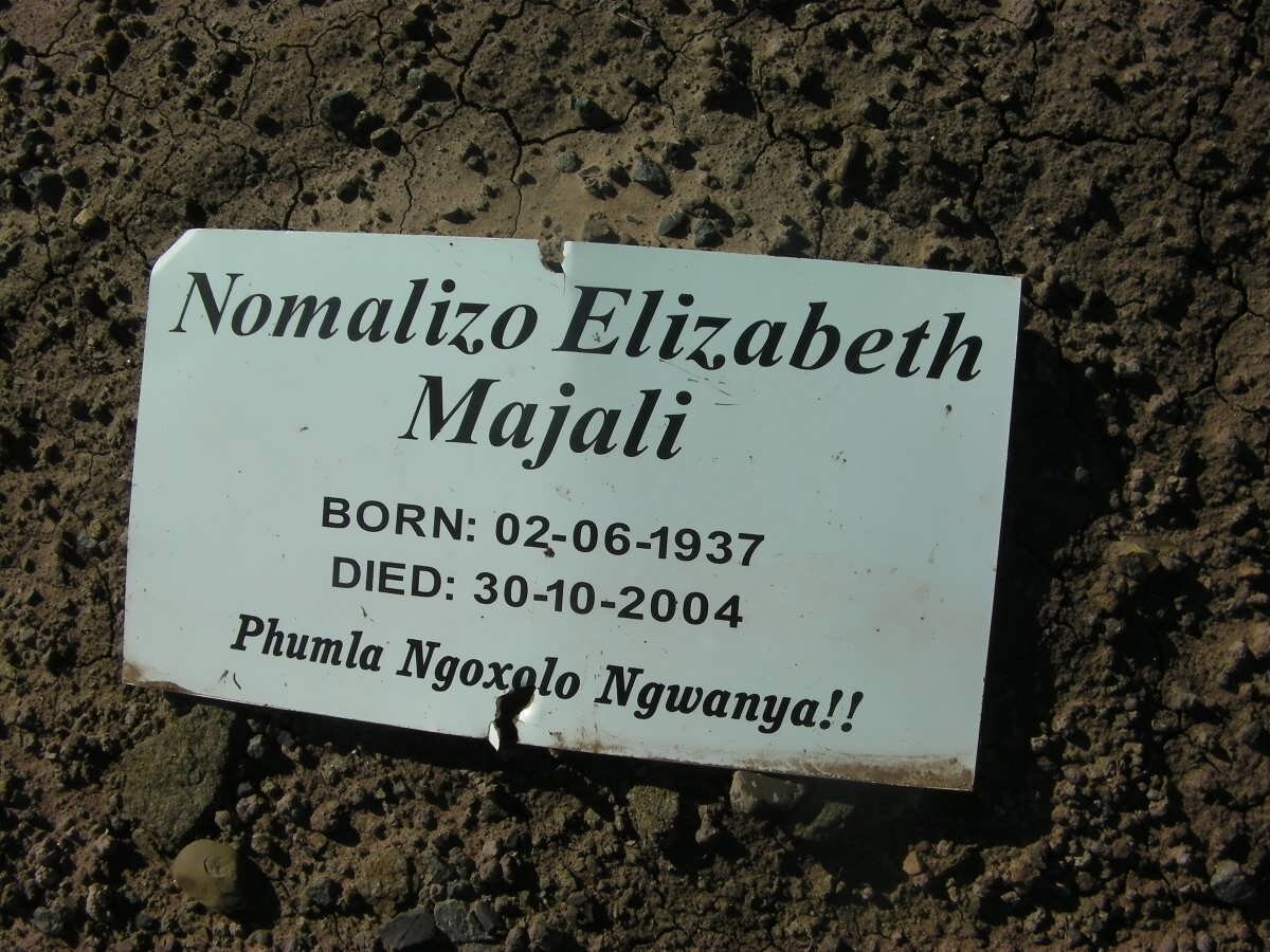 MAJALI Nomalizo Elizabeth 1937-2004