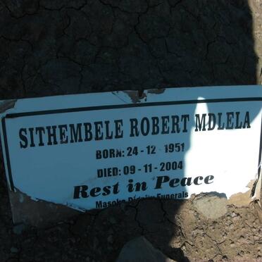 MDLELA Sithembele Robert 1951-2004