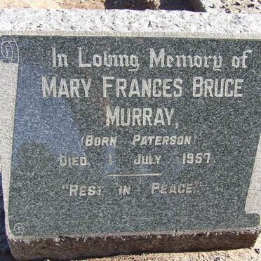 MURRAY Mary Frances Bruce nee PATERSON -1957