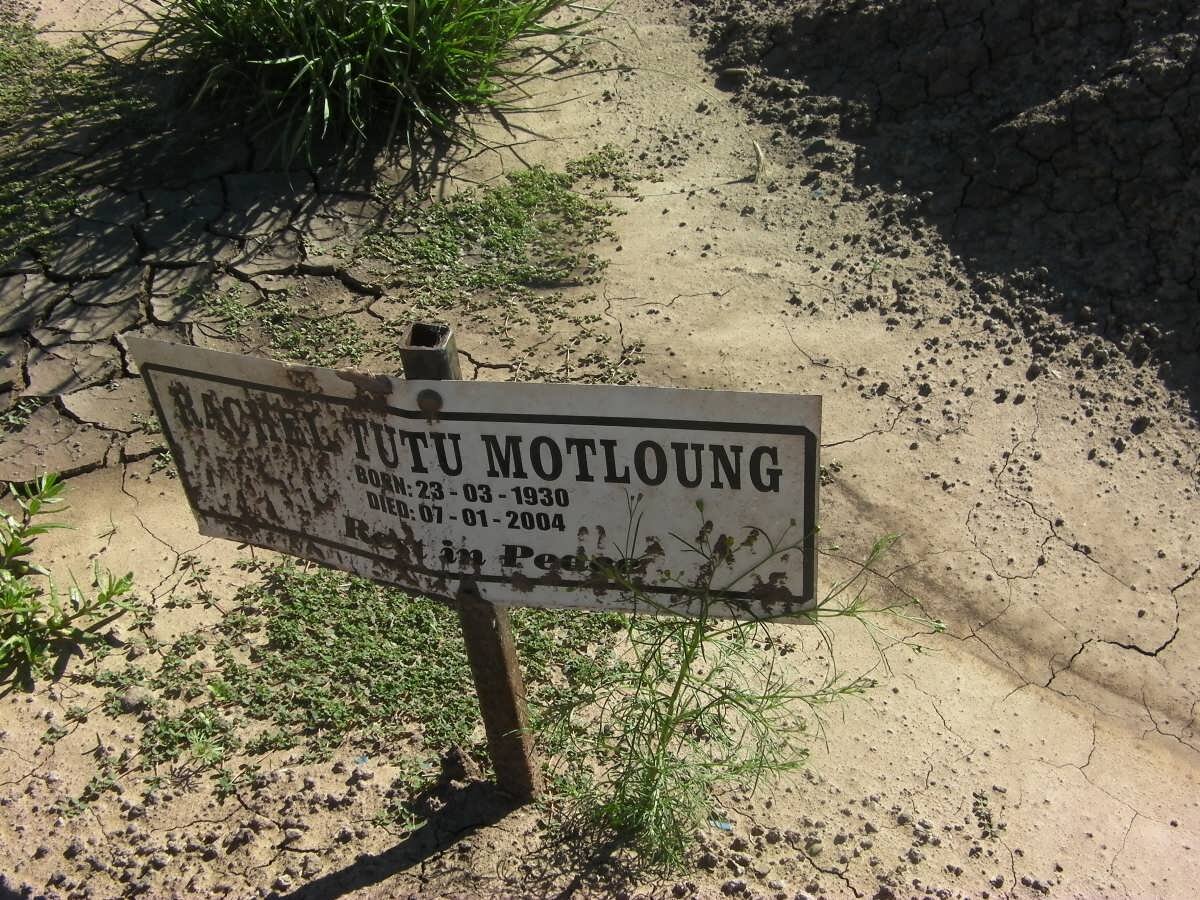 MOTLOUNG Rachel Tutu 1930-2004