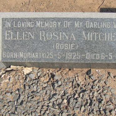 MITCHELL Ellen Rosina nee MORIARTY 1925-1972