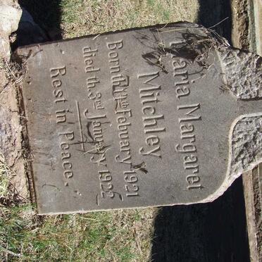 MITCHLEY Maria Margaret 1921-1922