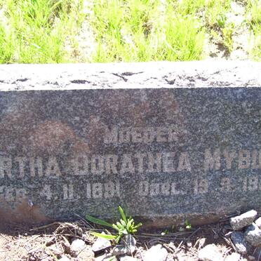 MYBURGH Martha Dorathea 1891-1952