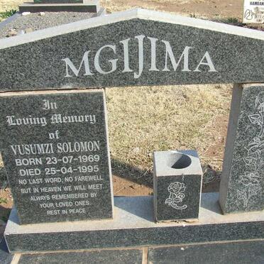 MGIJIMA Vusumzi Solomon 1969-1995