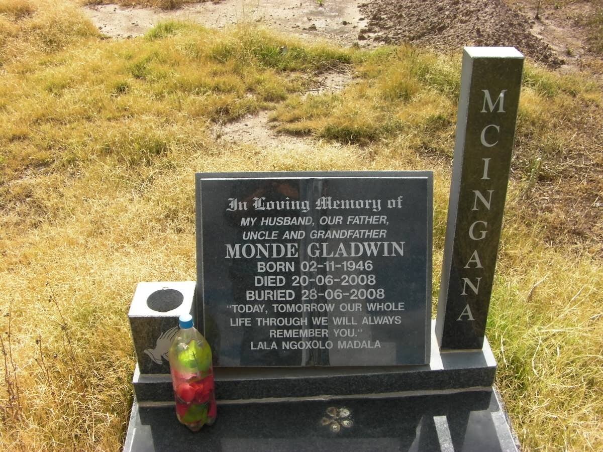 MCINGANA Monde Gladwin 1946-2008