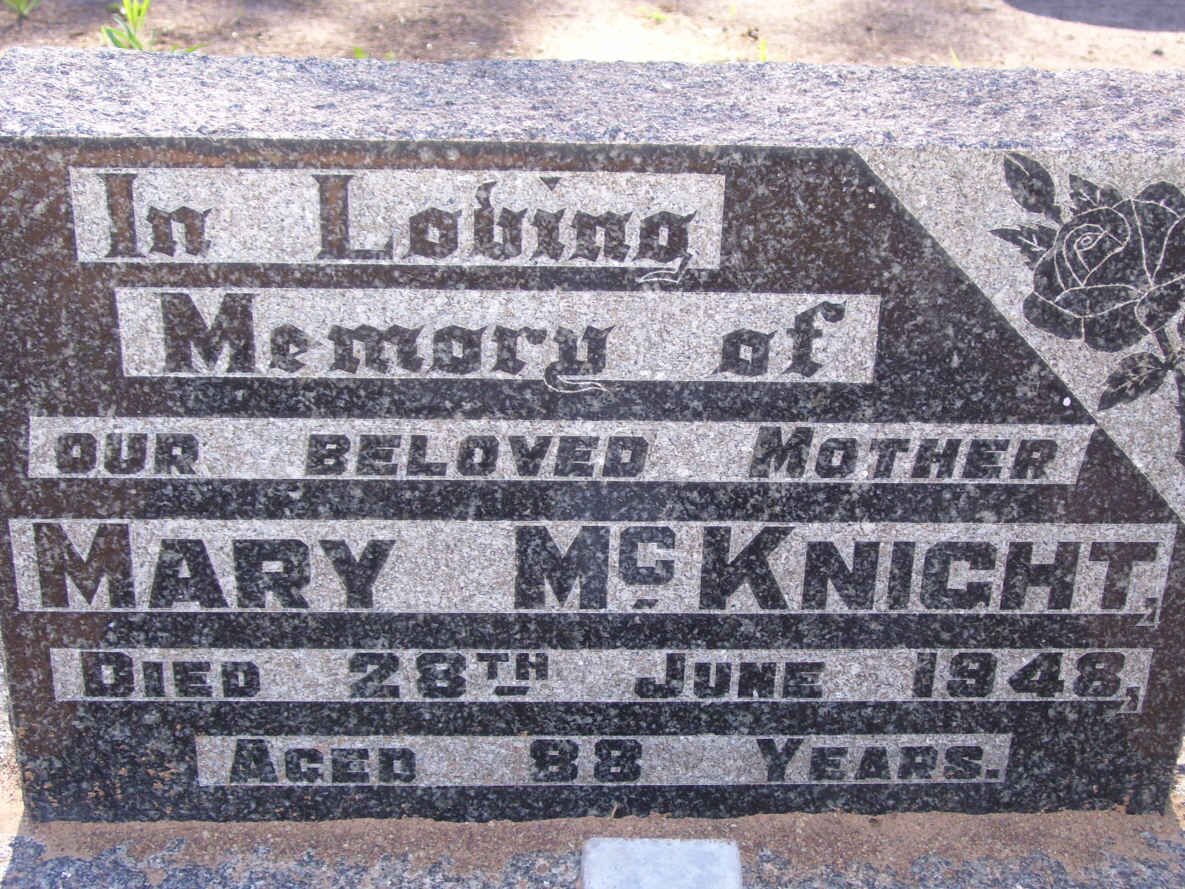 McKNIGHT Mary -1948