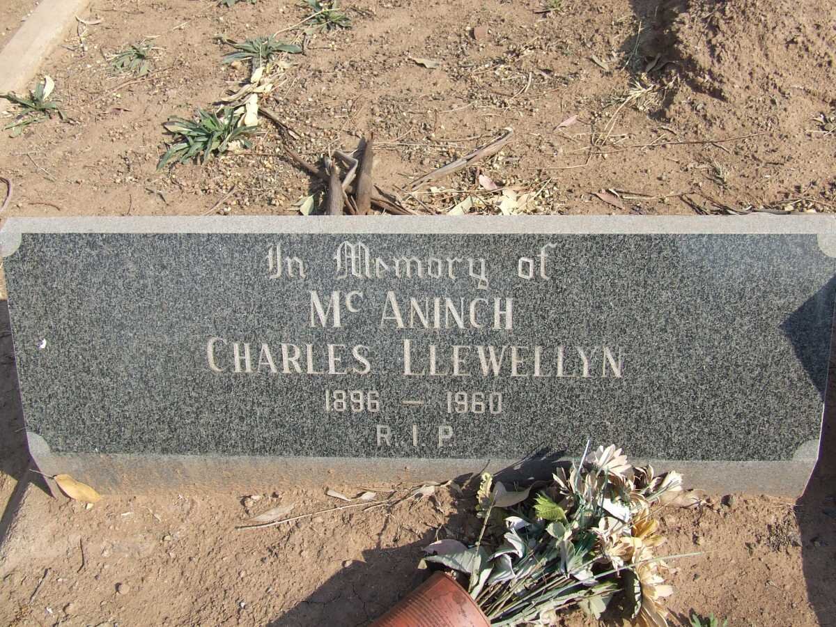 McANINCH Charles Llewellyn 1896-1960