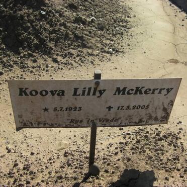 McKERRY Koova Lilly 1923-2005