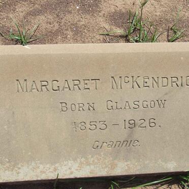 McKENDRICK Margaret 1853-1926