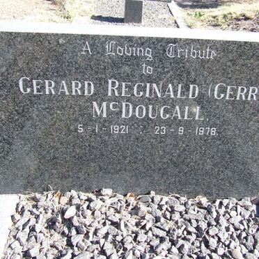 McDOUGALL Gerard Reginald 1921-1978