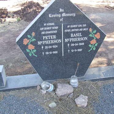 McPHERSON Peter 1924-1968 :: McPHERSON Basil 1949-1997