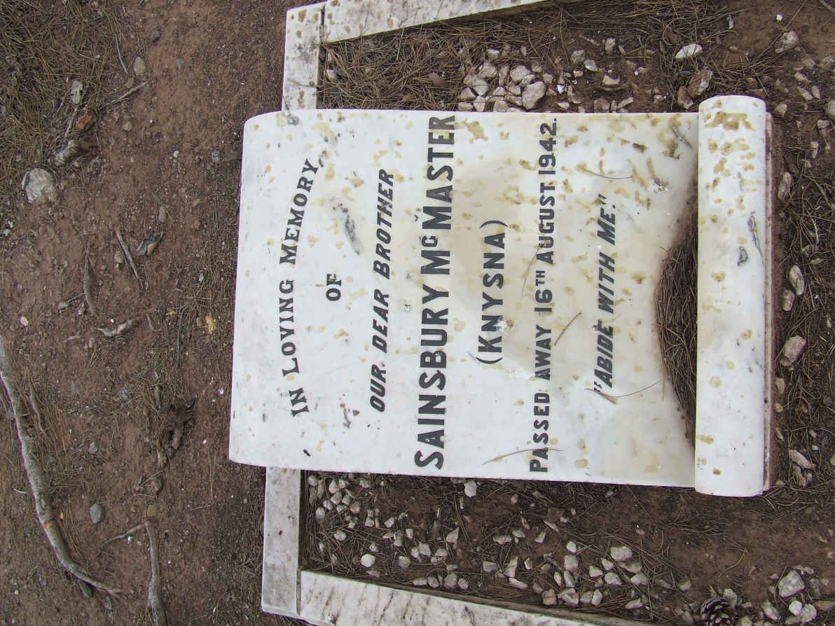 McMASTER Sainsbury -1942