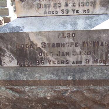 McMASTER Edgar Stanhope -1904 &amp; Kate DARKE -1907 