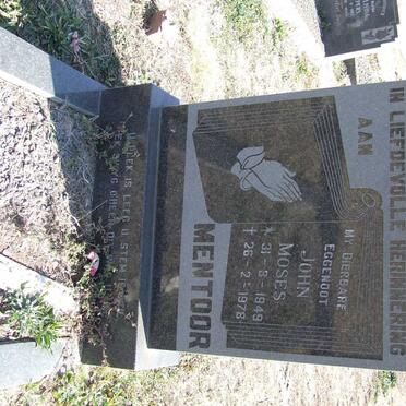 MENTOOR John Moses 1949-1978