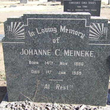 MEINEKE Johanne C. 1886-1959