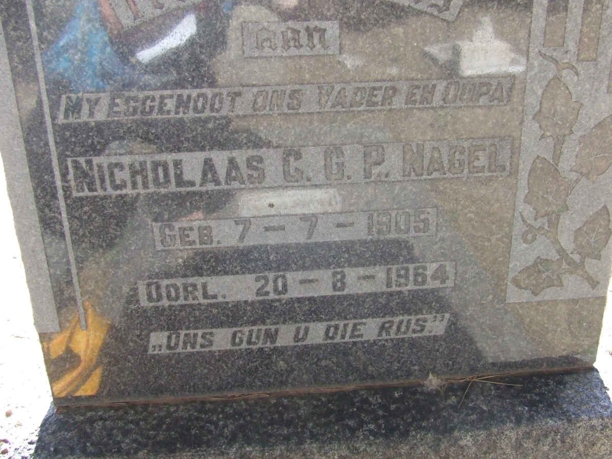 NAGEL Nicholas C.G.P. 1905-1964