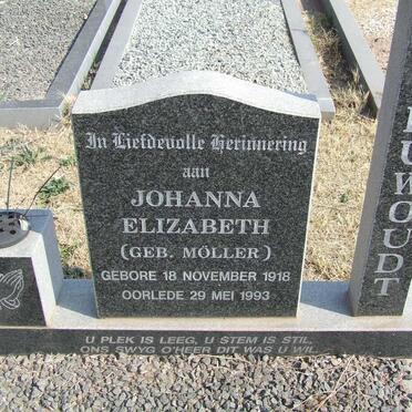 NIEUWOUDT Johanna Elizabeth nee MOLLER 1918-1993