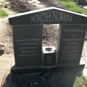 NOMTSHONGWANA Zintle 1988-2004