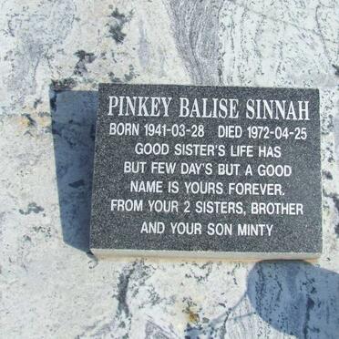 NOMGQOKWANA John Ratazayo 1903-1980 &amp; Gladys Tukulu 1907-1986 :: Pinkey Balise Sinnah 1941-1972