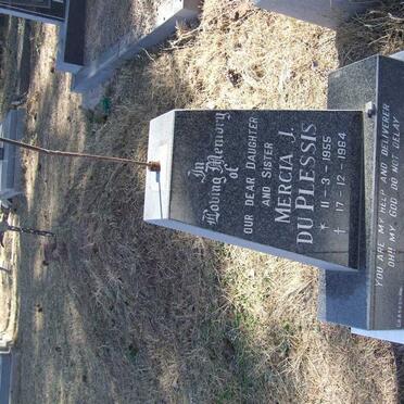 PLESSIS Mercia J., du 1955-1964