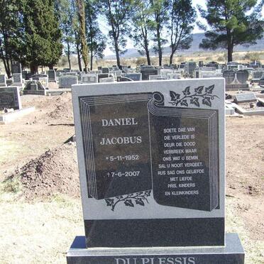 PLESSIS Daniel Jacobus, du 1952-2007