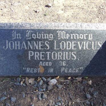 PRETORIUS Johannes Lodevicus