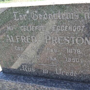 PRESTON Alfred 1878-1950