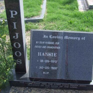 PIJOOS Hansie 1917-1997