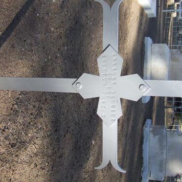 Unknown soldier of the British Forces 16