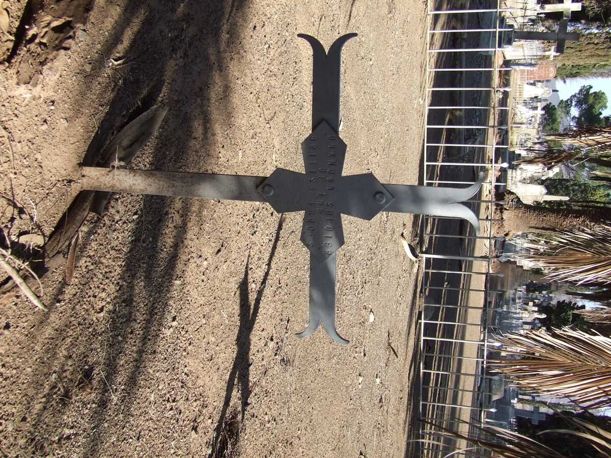 Unknown soldier of the British Forces 15