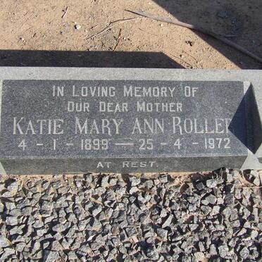 ROLLER Katie Mary Ann 1899-1972