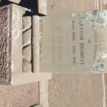 RENDELL Arthur 1868-1910 &amp; Edna E.E. 1878-1957
