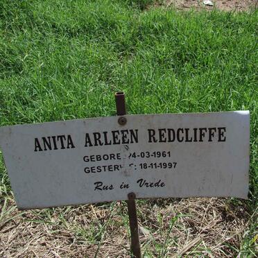 REDCLIFFE Anita Arleen 1961-1997