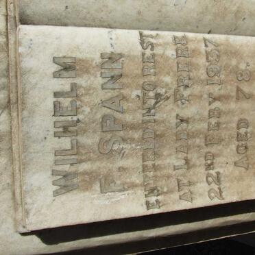 SPANN Wilhelm F. -1937