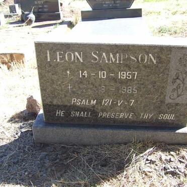 SAMPSON Leon 1957-1985