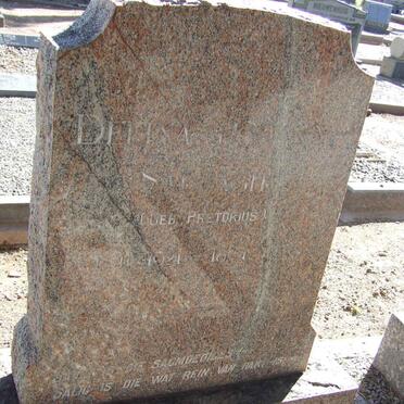 SABBAGHA Delina Johanna nee PRETORIUS 1921-1956