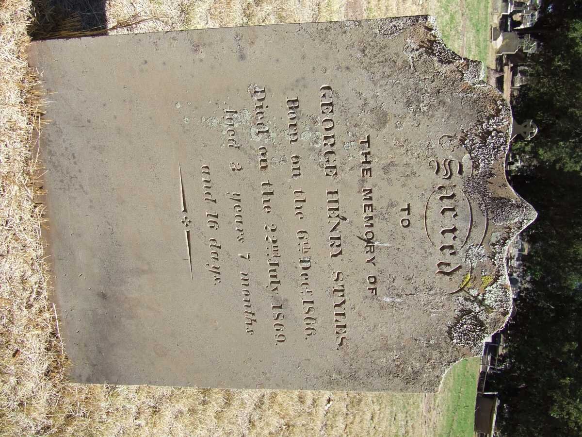 STYLES George Henry 1866-1869