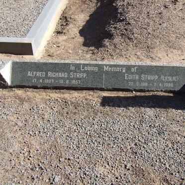 STRIPP Alfred Richard 1907-1957 &amp; Edith LESLIE 1911-1990