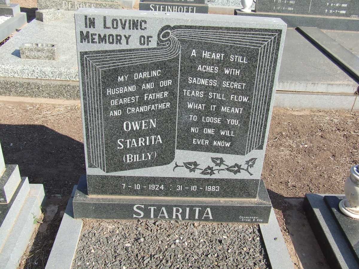 STARITA Owen 1924-1983