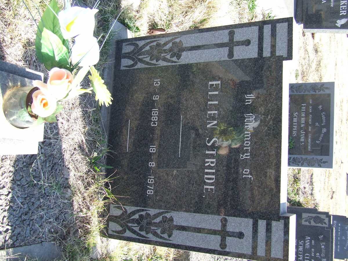 STRIDE Ellen 1883-1978