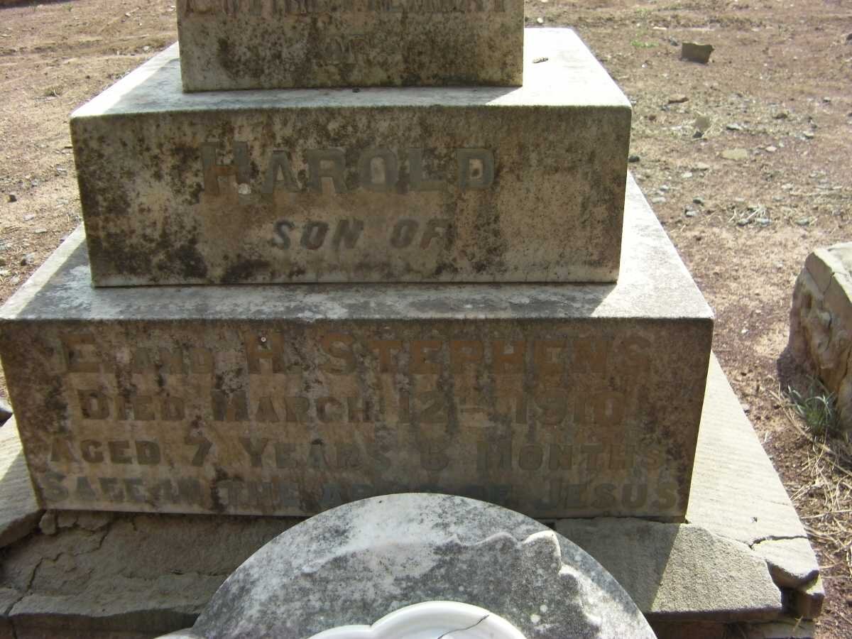 STEPHENS Harold 1902-1910