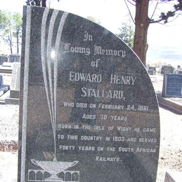 STALLARD Edward Henry -1961