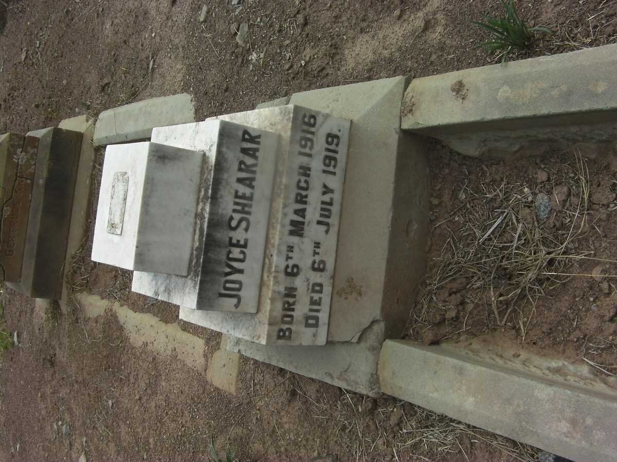 SHEARAR Joyce 1916-1919